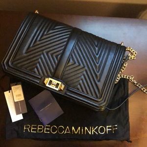 Rebecca Minkoff Geo Quilted Jumbo Love Crossbody